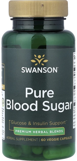 몸관리하세요 겨울입니다 Swanson 순수 혈당 베지 캡슐 60정 특별관리진행, 1개 - 쿠팡