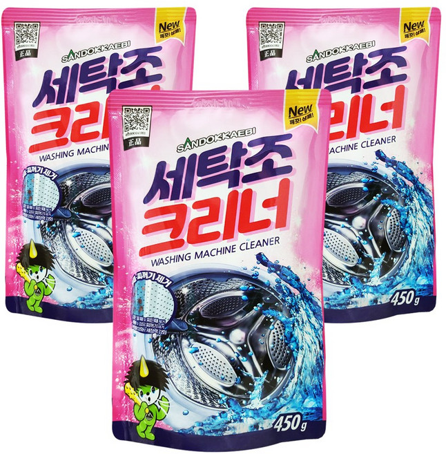 산도깨비 세탁조 크리너, 450g, 4개