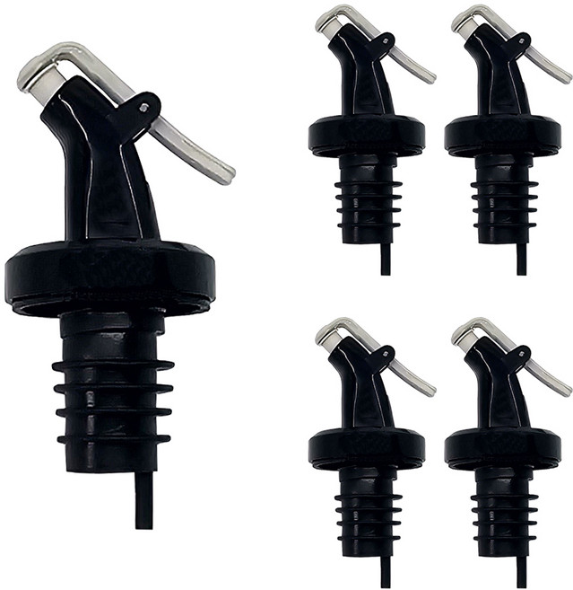 시노글라스 사각 오일병 뚜껑만 (그레이), 5개, 250ml