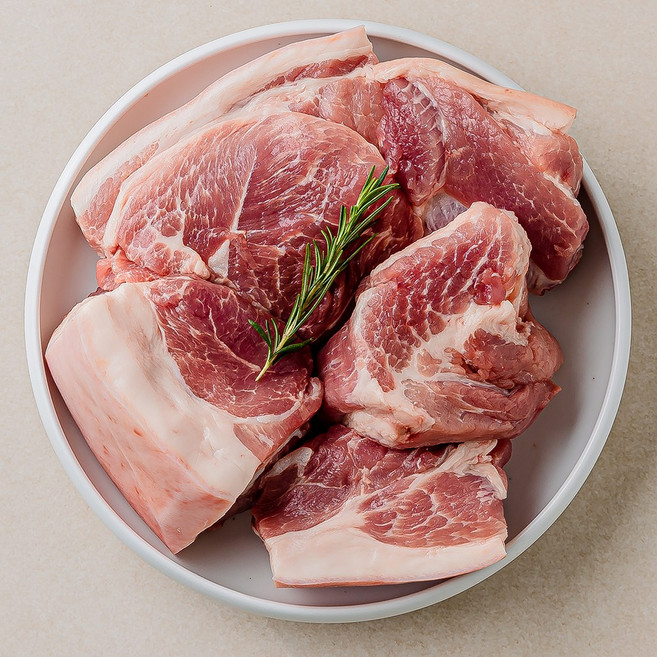 바르돈 국내산 1+ 한돈 냉장 앞다리살, 1kg, 1개