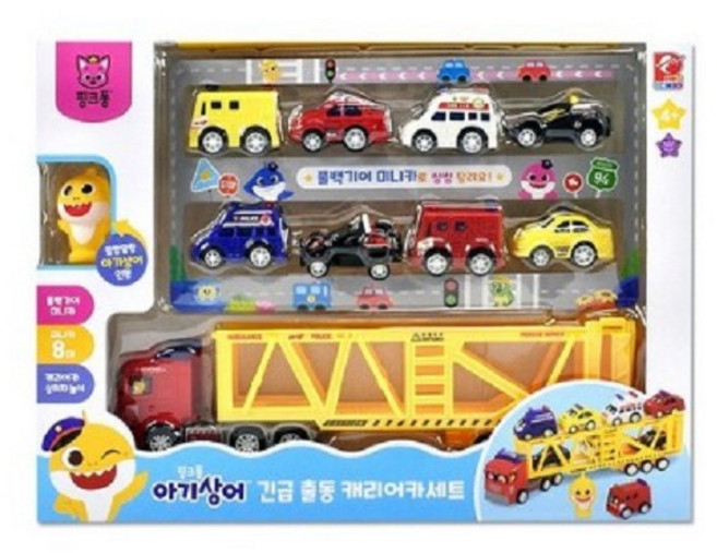 (피노키오) 핑크퐁 아기상어 긴급출동 캐리어카세트, 단일옵션, 상세 설명 참조, 상세 설명 참조