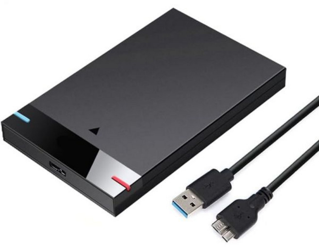 4위 - 화요 2.5인치 750GB 울트라 슬림 포터블 외장 하드 드라이브 USB3.0 HDD 저장장치 PC 데스크탑
