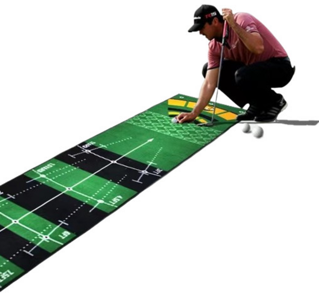 케이디코 골프 퍼팅매트 3M 퍼팅연습기 인조잔디, 퍼팅매트+볼트레이+퍼팅자동리턴기, 1개