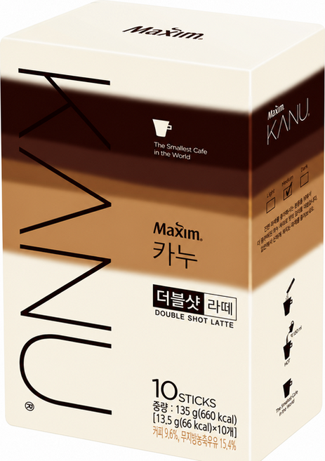 맥심 카누 더블샷 라떼 (13.5G*10입), 1개, 10개입