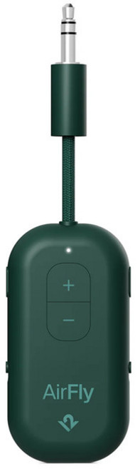 Twelvesouth airfly Pro2 에어플라이 오디오 블루투스 동글 동글이 수신기 리시버 송신기, 1개, Green