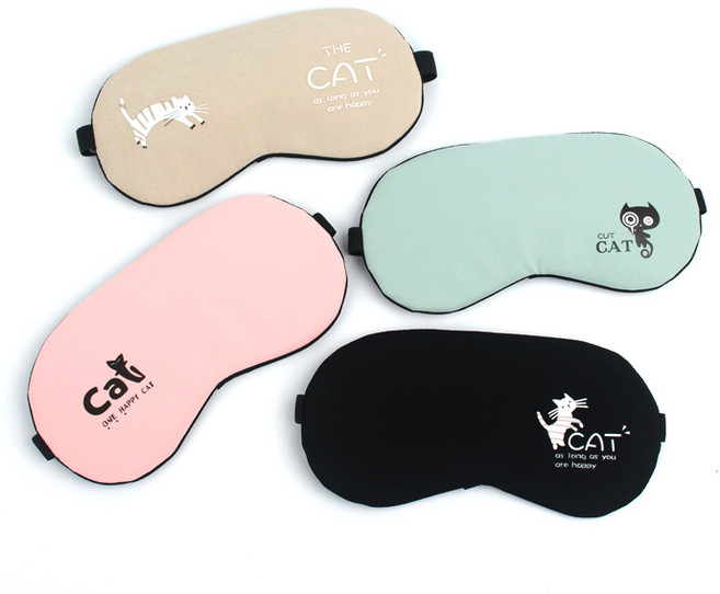 더씰 수면안대 온열 냉 찜질 젤 팩 포함 더캣수면안대 1개