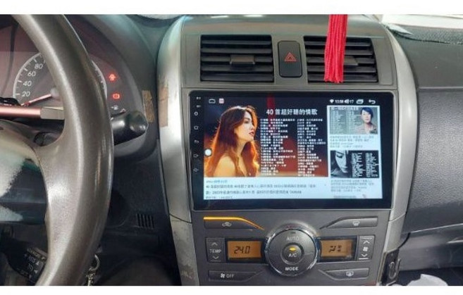 9吋 安卓機 支援 CarPlay Android Auto 衛星導航 倒車顯影 汽車主機, 8核心, 2+32G + 專用框 + 專用線