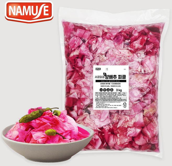 나무새 양배추피클 3kg, 1개
