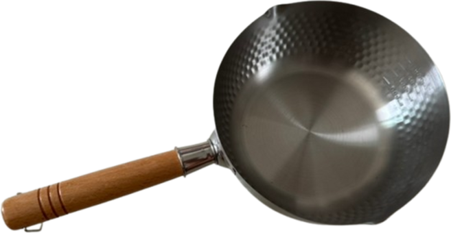 퀸센스 인덕션 한끼 라면냄비, 18cm, 실버색상, 1개