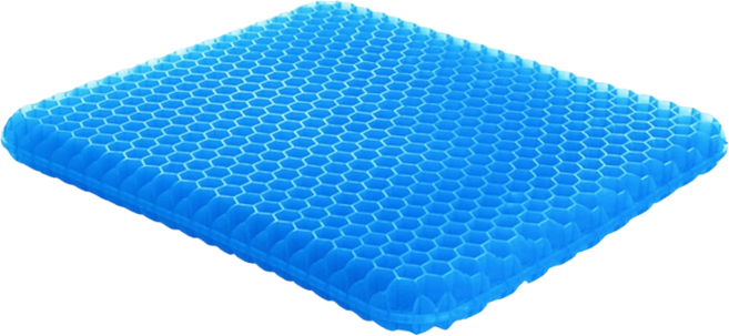 水感凝膠椅墊 久坐不累 蜂巢式減壓 坐墊