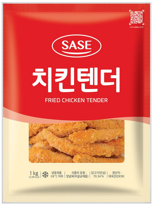 사세 치킨텐더, 1kg, 2개