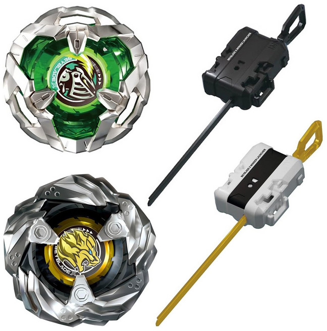 베이블레이드 BX-15 레온클로우 + BX-04 나이트 실드 스타터, 1개, 혼합색상