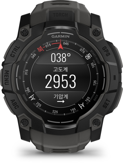 가민 인스팅트 3 AMOLED 아웃도어 스마트워치, 블랙, 50mm, GPS