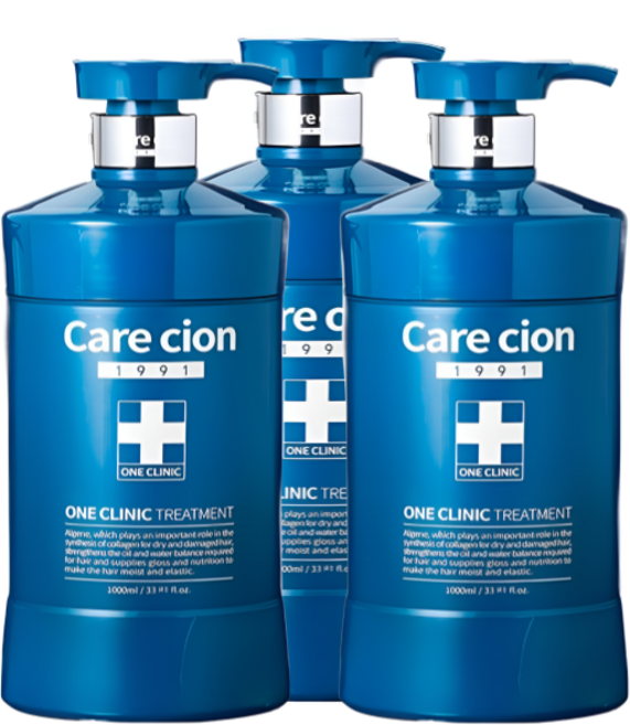 으뜸 원크리닉 트리트먼트 탈색모 손상케어, 3개, 1L