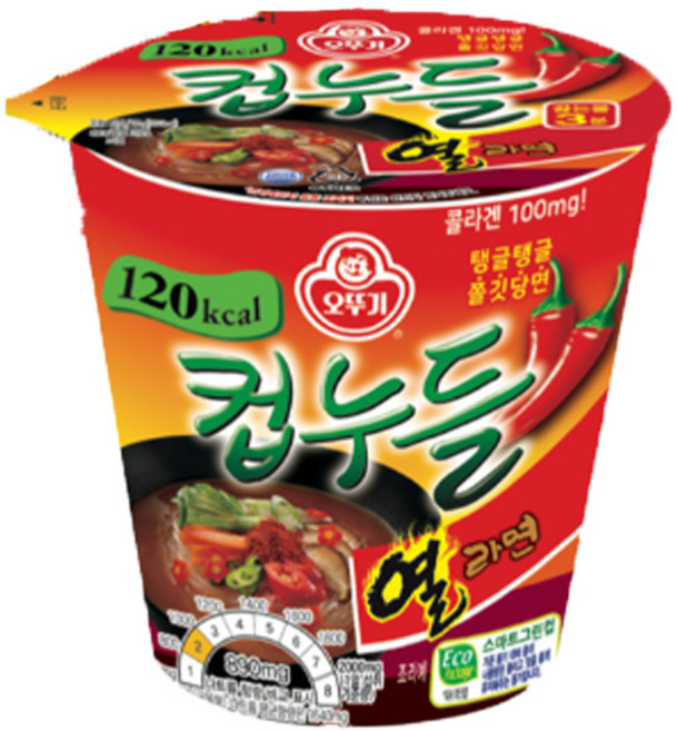 컵누들 열라면 35g, 6개
