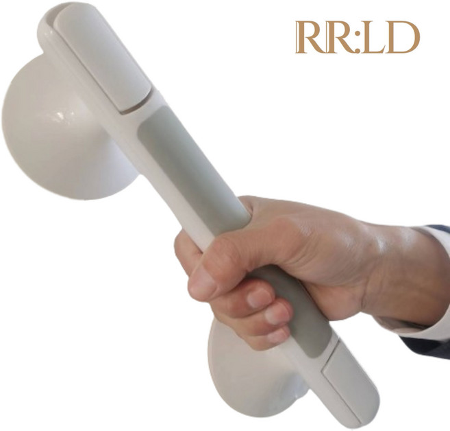 로로랜디 노인 안전 손잡이 병원 침대 침대가드 장애인 양변기 복지용구 욕실안전바 벽부형 핸드레일 화장실 욕실 흡착, 1개