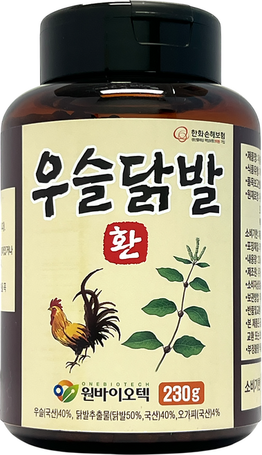 원바이오텍 우슬닭발환, 230g, 1개
