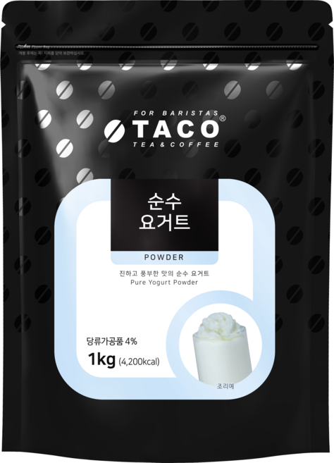 타코 순수 요거트 파우더 1kg, 1개