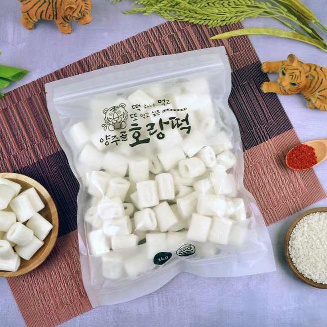 우리쌀 구멍난 떡볶이떡 1kg 2봉 알뜰묶음, 단품, 단품