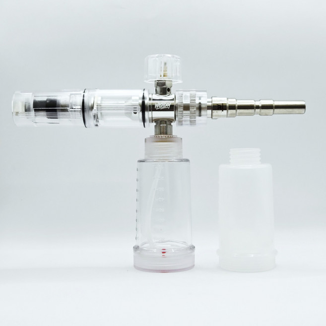 워시데이 초경량 원액분사 투명 거꾸로 폼랜스 2세대 폼캐논 가로세로분사, 1개