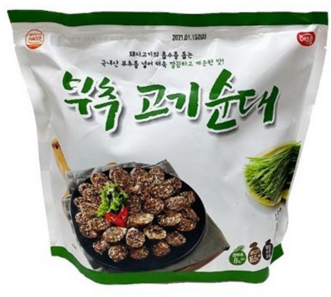 [CO(가공식품(냉장식품))]해드림 부추 고기순대 500GX3 원산지 : 국내산, 500g, 3개