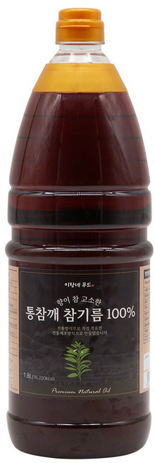 이장네_향이 참 고소한 통참깨 참기름 %_ _, 5개, 1.8L