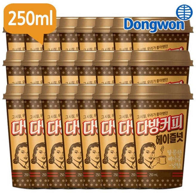 소와나무 다방 헤이즐넛 커피, 250ml, 24개