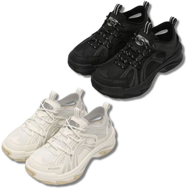 [백화점정품] 디스커버리 운동화 웨이브 샌디 v2 하이킹 일상화 키높이 기능성 워킹화