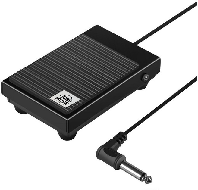 코네임 디지털 피아노 서스테인 페달 2W014, 블랙, 1개