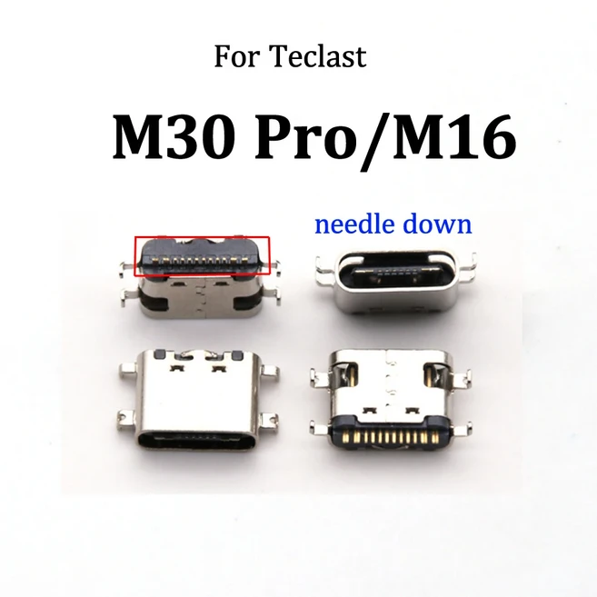 호환 Teclast P75 T40 P10 P20HD T30 T8 P80 M40 T80 M30 Pro M16용 USB 충전 도크 충전 소켓 포트 잭 커넥, 02 For M30Pro M16