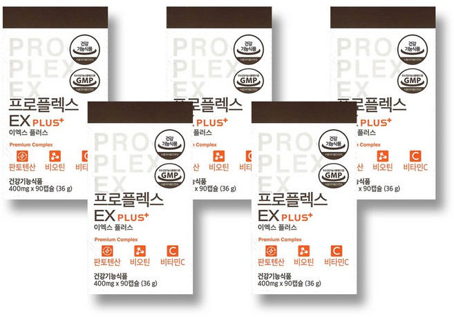 프로플렉스 EX PLUS, 90정, 5개