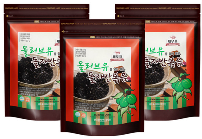 새우표 올리브유 돌자반볶음, 60g, 3개