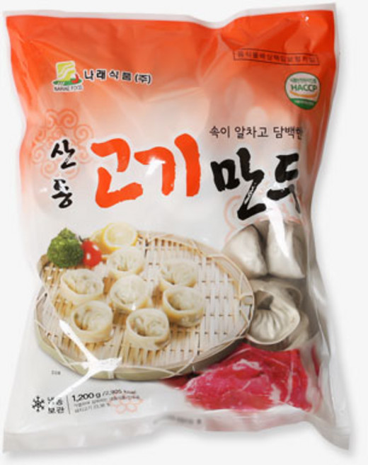 나래식품 산동 고기만두 1.2kg, 1개