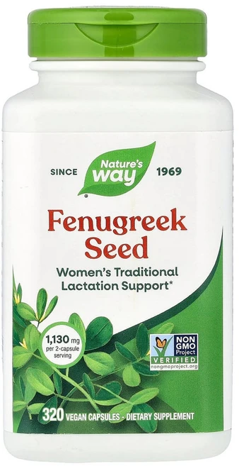 네이처스웨이 호로파씨 1130 mg 비건 캡슐 320정 (캡슐당 565 mg), 120g, 1개 - 쿠팡