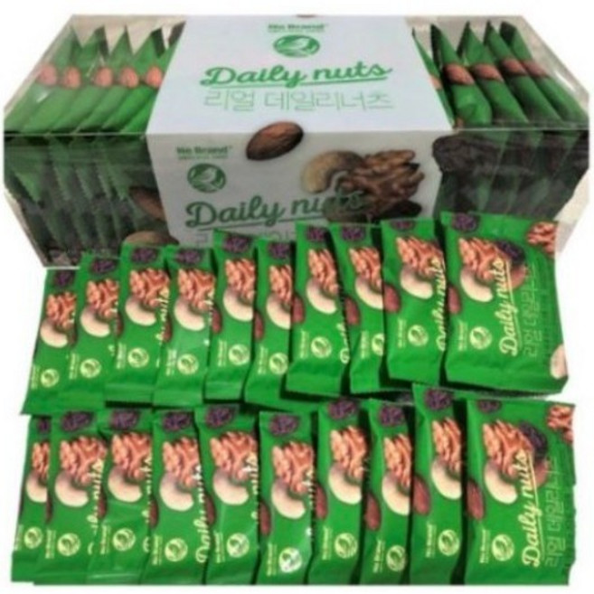 노브랜드 리얼 데일리 너츠 하루 견과, 40개