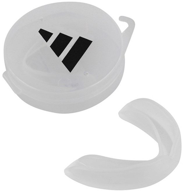 아디다스 컴뱃스포츠 복싱 마우스피스 싱글 ADIBP09, 화이트, 1개