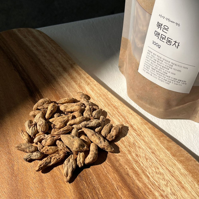 동의마루 구수한 볶은 맥문동 세척 국내산 맥문동차, 1개, 100g