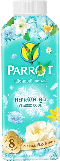 패롯 보타니칼스 쿨링파우더 클래식쿨 정식수입 태국 국민비누 Parrot Perfume Cooling Powder Classic Cool, 1개, 260g - 쿠팡