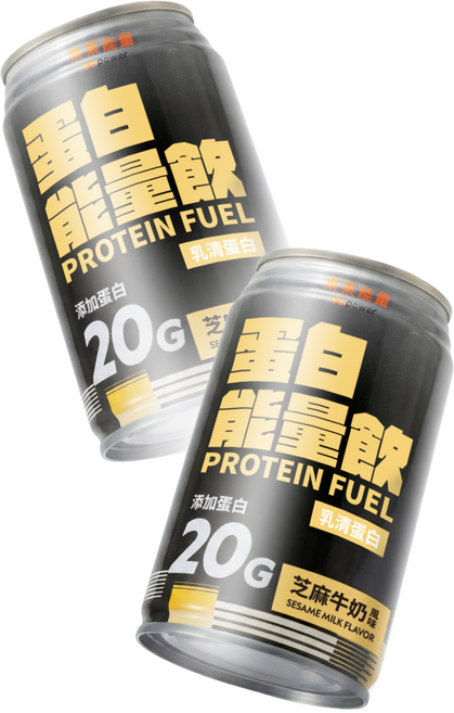 GOpower 蛋白能量飲 芝麻牛奶風味, 6罐, 340ml
