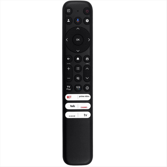 TCL 안드로이드 스마트 TVS의 원격 제어 Q6/Q7/QM8/S3/S4 Series Remote 교체, 한개옵션1, 검은색