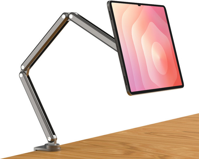 니케 Gsnap Anchor 갤럭시탭 마그네틱 암 거치대 스탠드, 1개, 그라파이트, 14.6 (S8U/S9U/S10U)