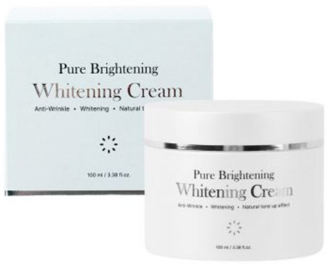 ()푸드어홀릭 퓨어 브라이트닝 화이트닝 크림 100ml 미백 주름개선 톤업 바디톤업, 1개