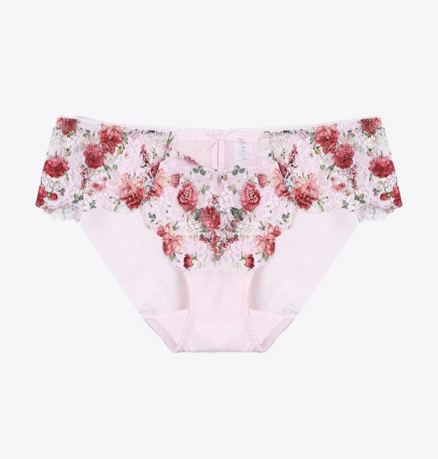섹시쿠키 핑크 플라워 햄팬티