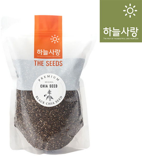 하늘사랑 블랙 치아씨드, 800g, 1개
