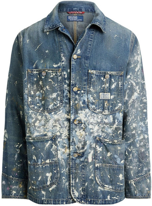 폴로랄프로렌 리미티드 에디션 핸드 페인트 데님 재킷