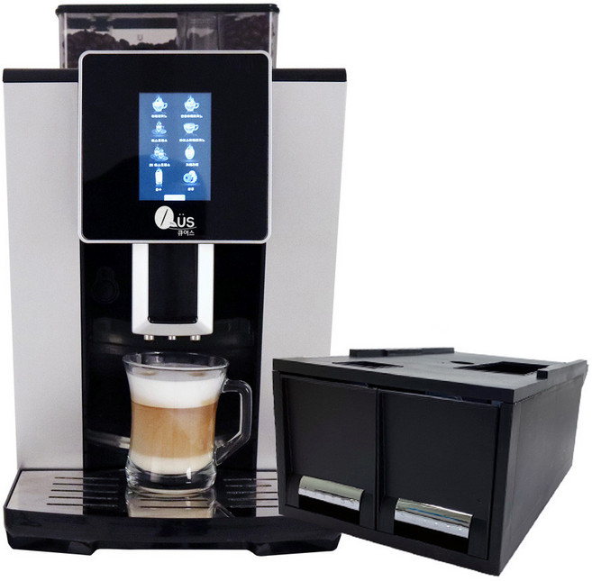 큐어스 CM1004 플러스 전자동 커피머신 에스프레소 원두머신 (최신정품) 풀세트, ▣ 방문설치 (방문 엔지니어에 설치비 지불)