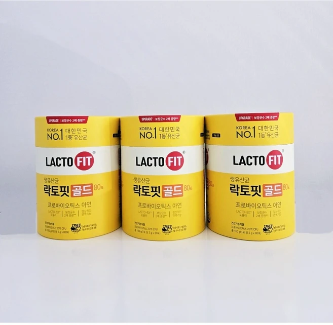 락토핏 정품 골드 80포, 160g, 3개 - 쿠팡