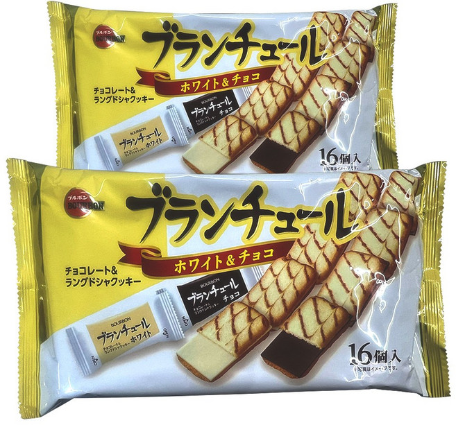 부르본 랑그드샤 블란츌 FS, 2개, 124g