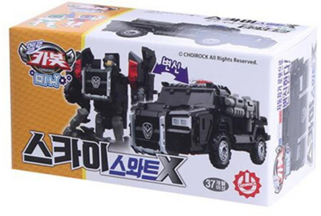 헬로카봇 미니 스카이 스와트 X 로봇장난감, 혼합색상, 1개