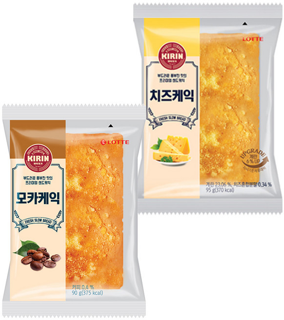 롯데제빵 모카케익X5개+치즈케익X5개, 10개